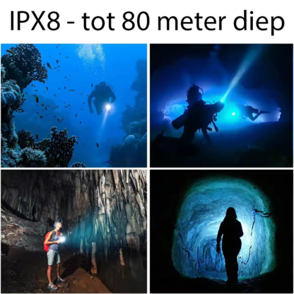 IPX8 zaklamp